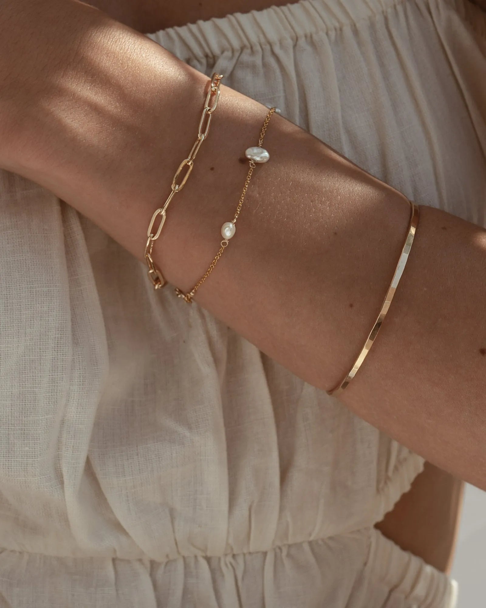 Adara 14k Gold Chain Bracelet