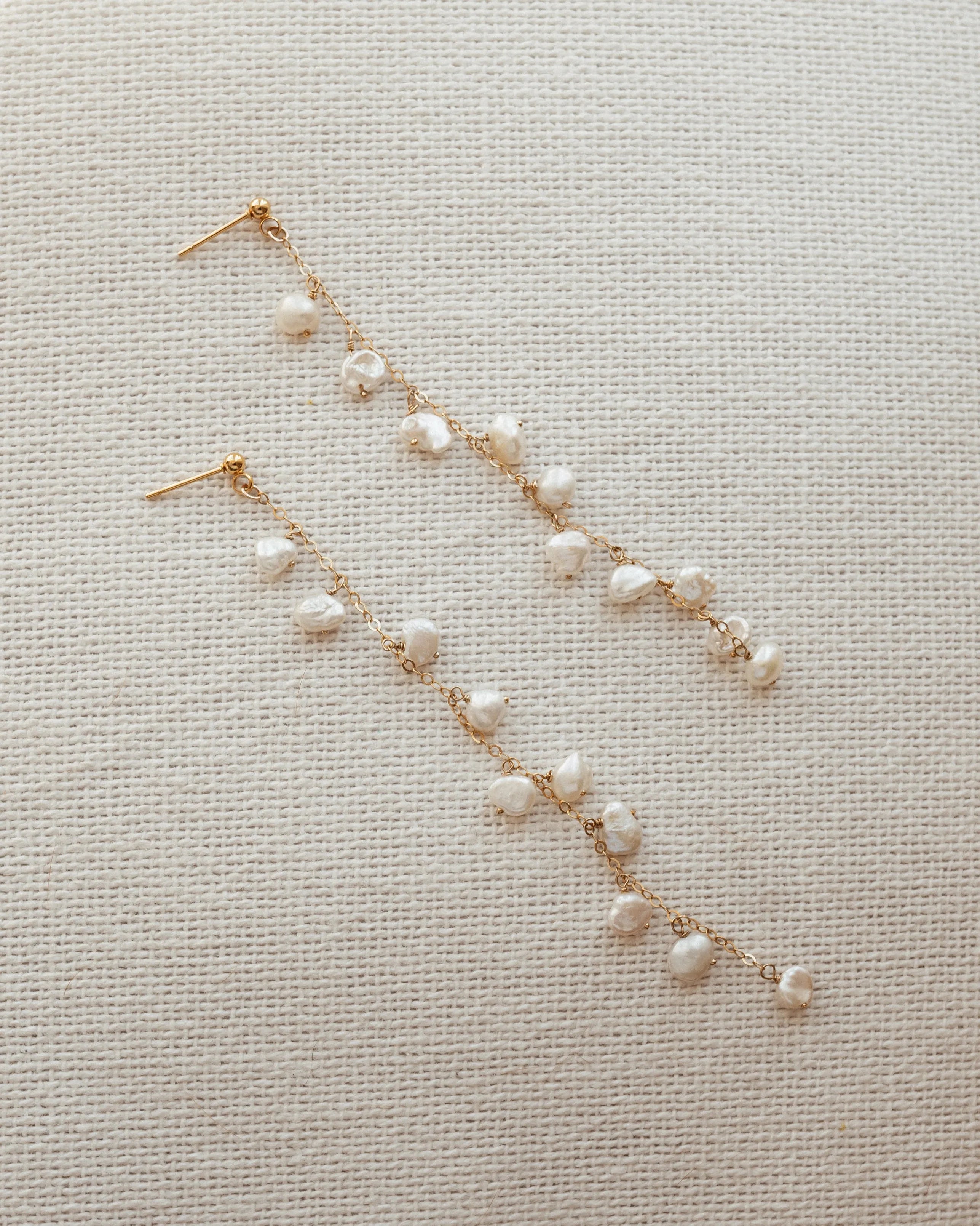 Milana Keshi Pearl 14k Gold Earrings