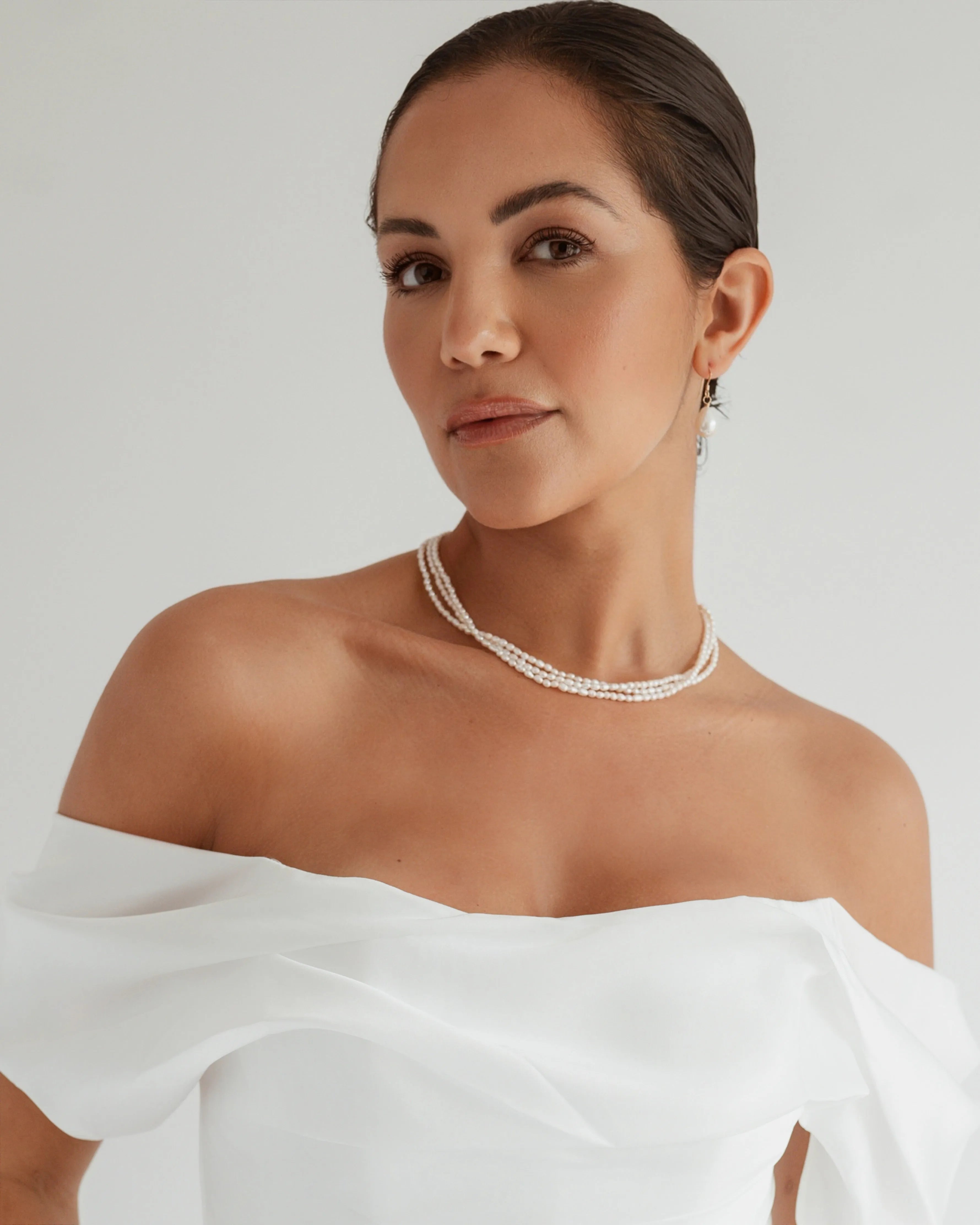 Eva Baroque Pearl 14k Gold Earrings