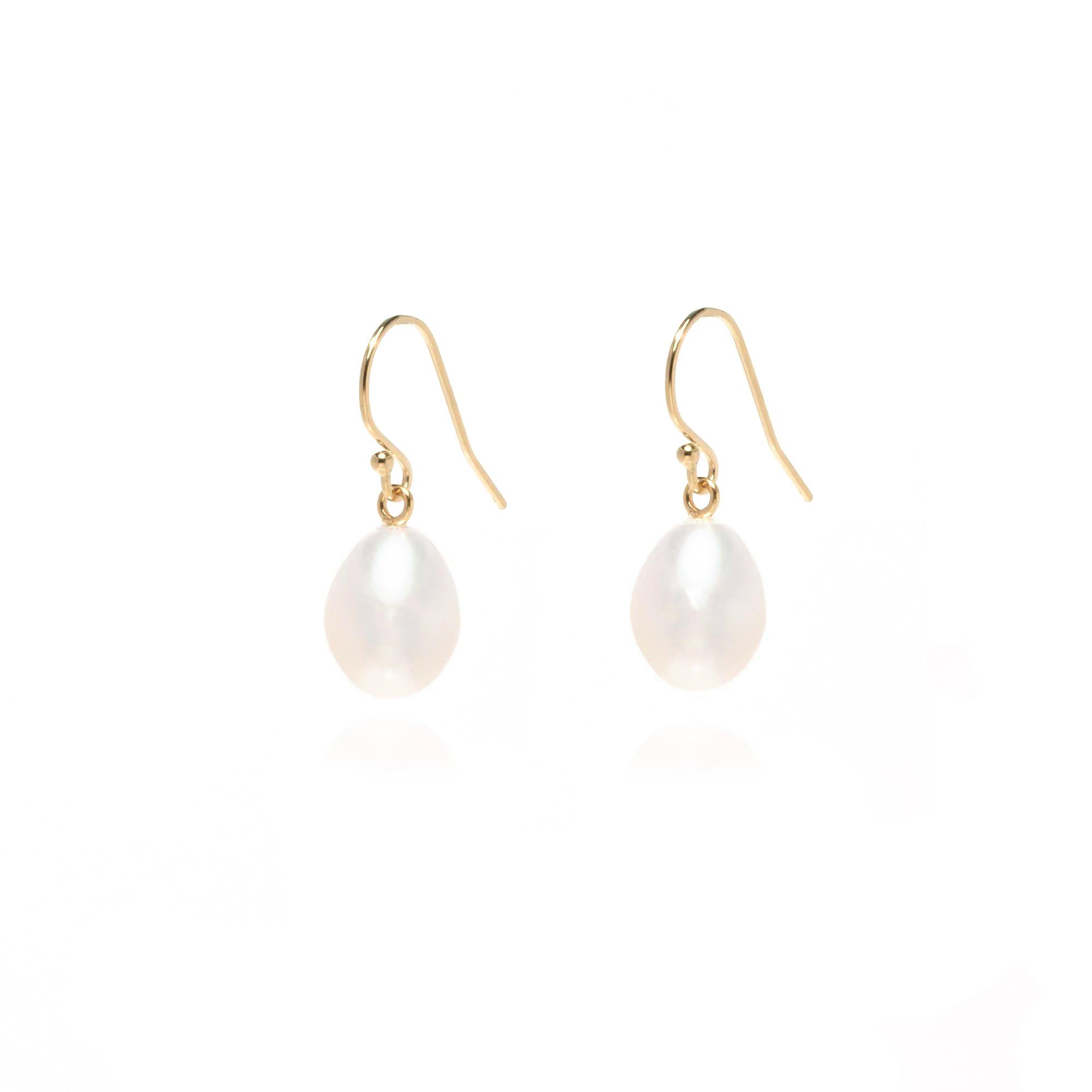 Alexandra Baroque Pearl 14k Gold Drop Earrings - ELLA PALM