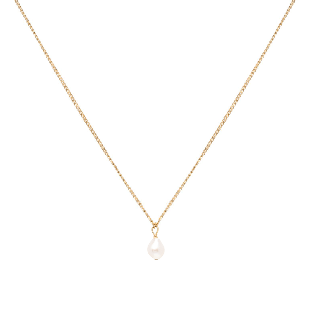 Anais Pearl 14k Gold Necklace - ELLA PALM