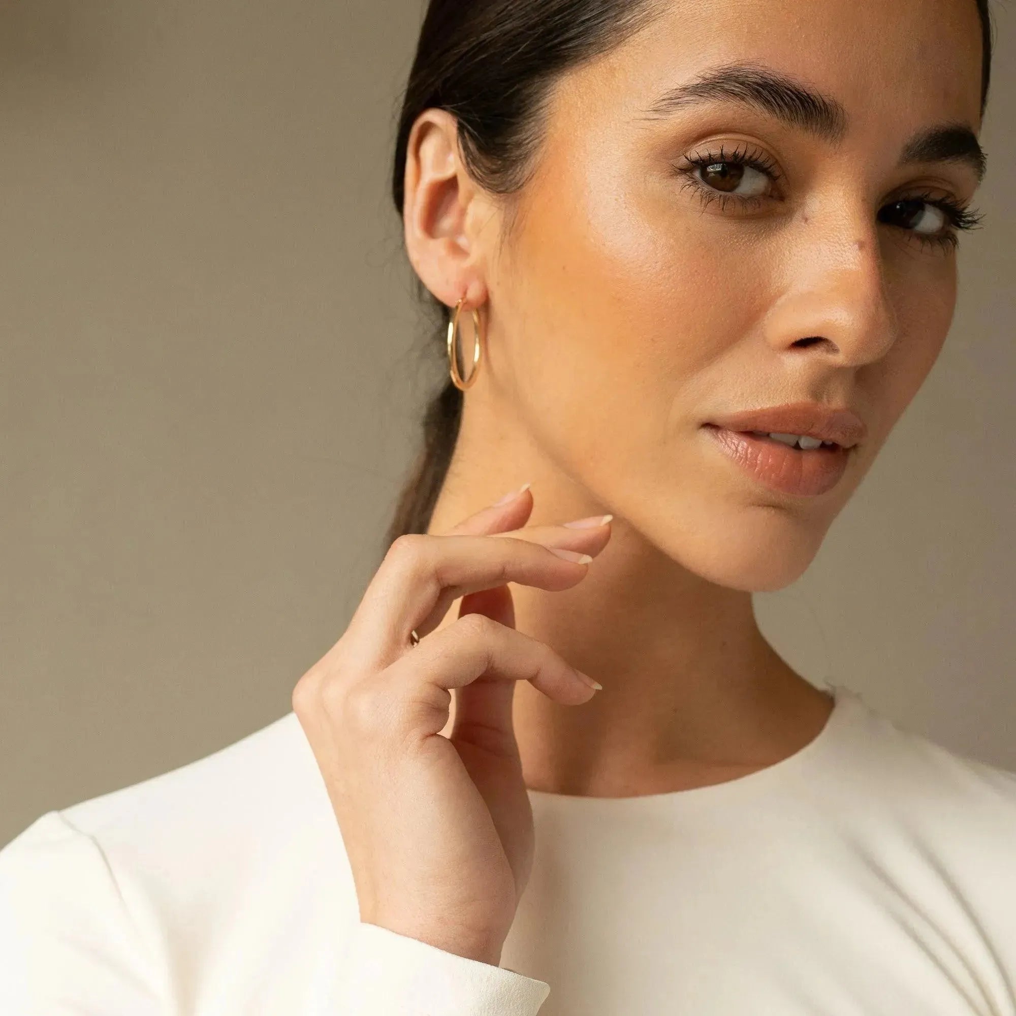 Miria 14k Gold Everyday Hoops - ELLA PALM