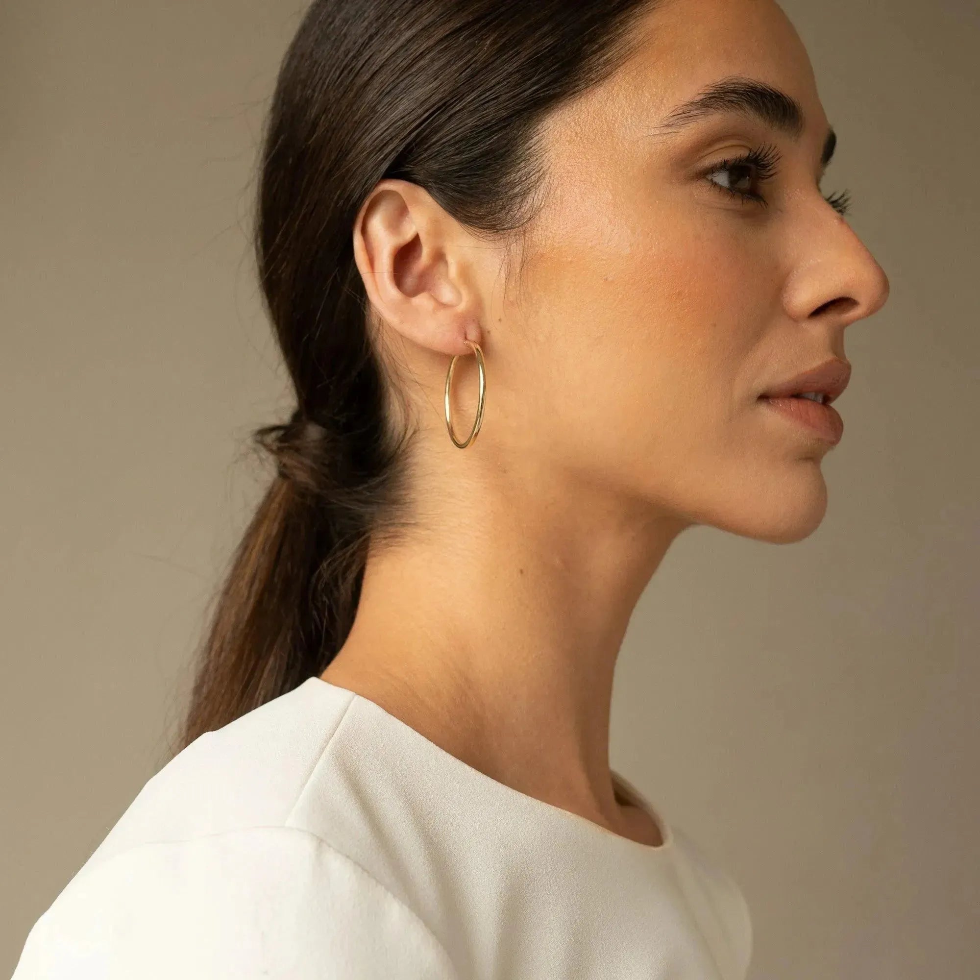 Miria 14k Gold Everyday Hoops - ELLA PALM