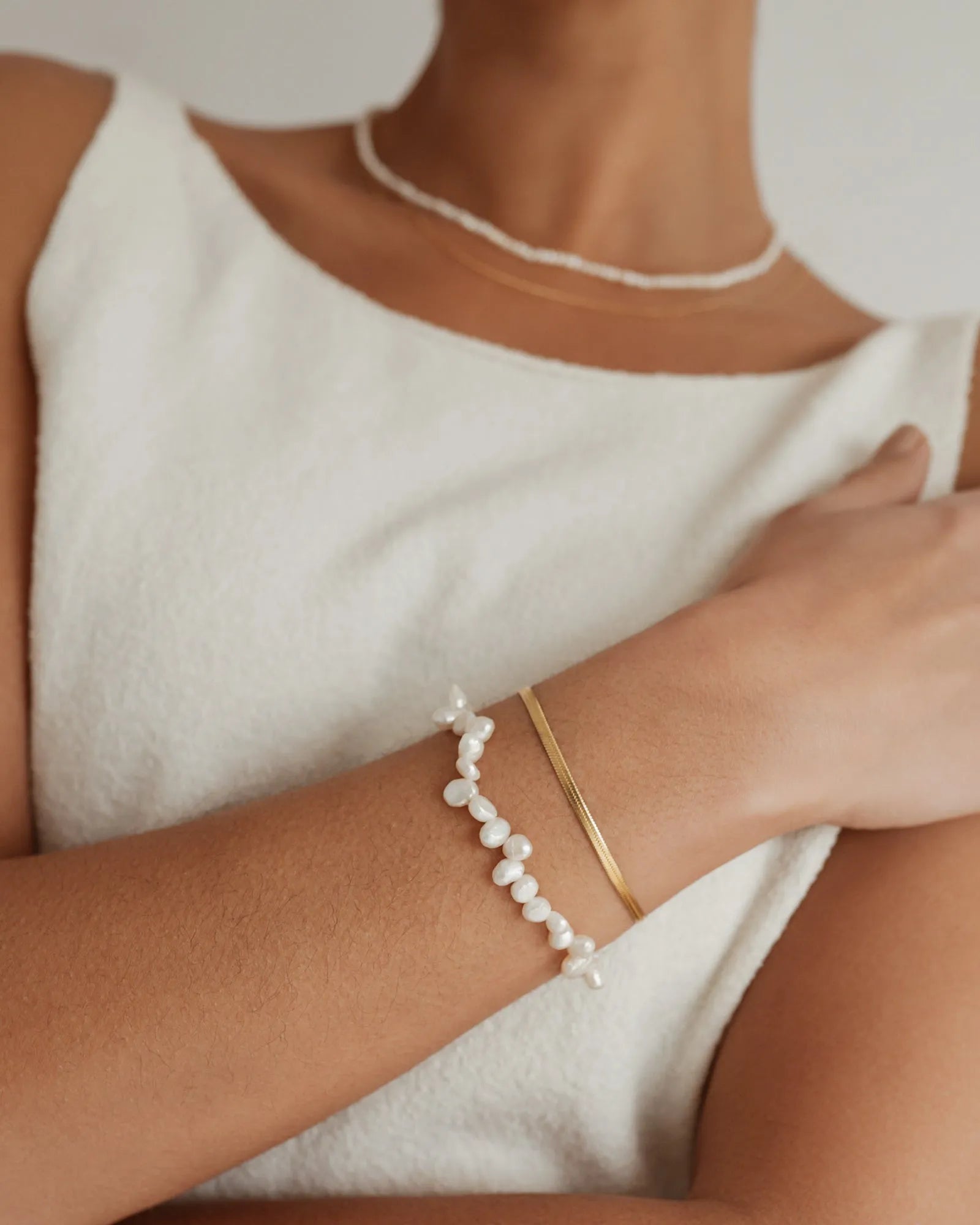 Kendra Snake Chain 14k Gold Bracelet