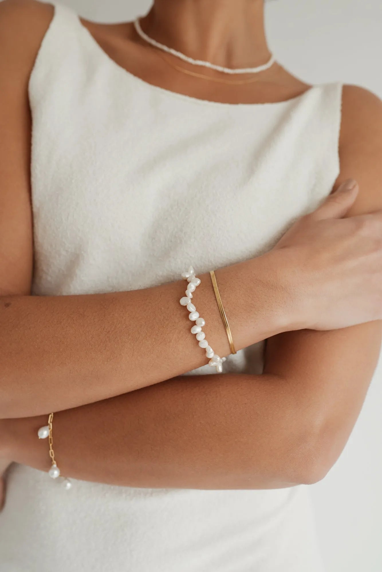 Kendra Snake Chain 14k Gold Bracelet