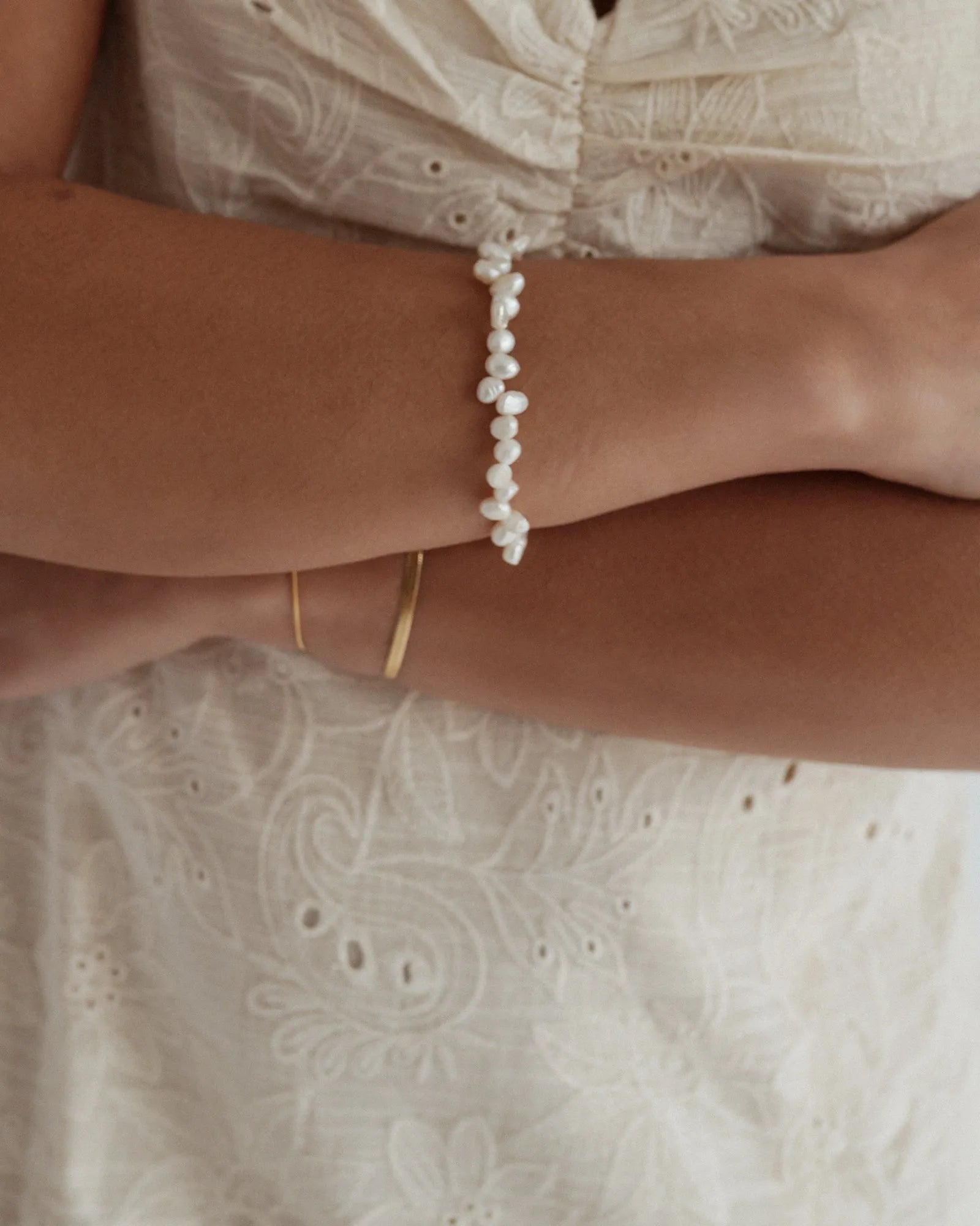 Milana Keshi Pearl 14k Gold Bracelet