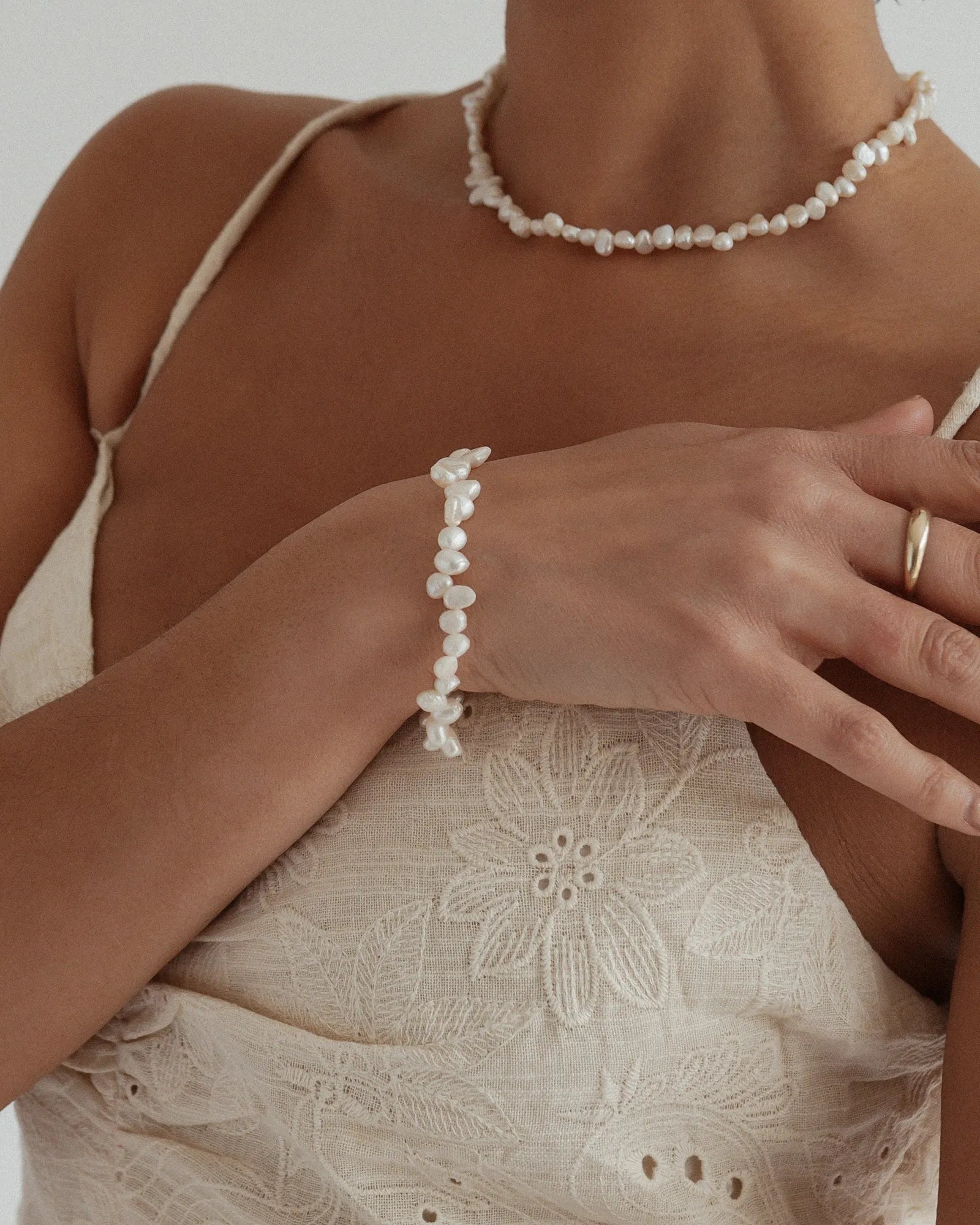 Milana Keshi Pearl 14k Gold Bracelet