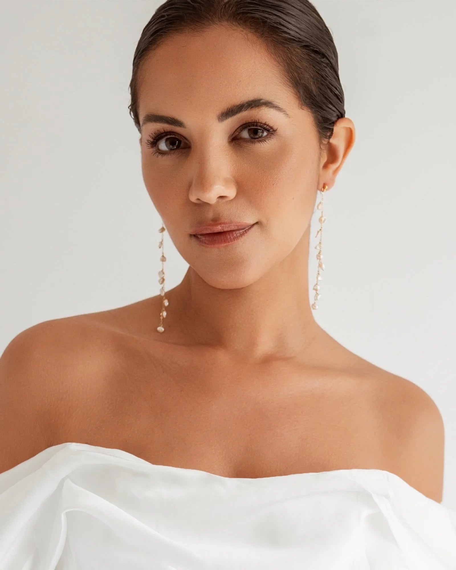 Milana Keshi Pearl 14k Gold Earrings