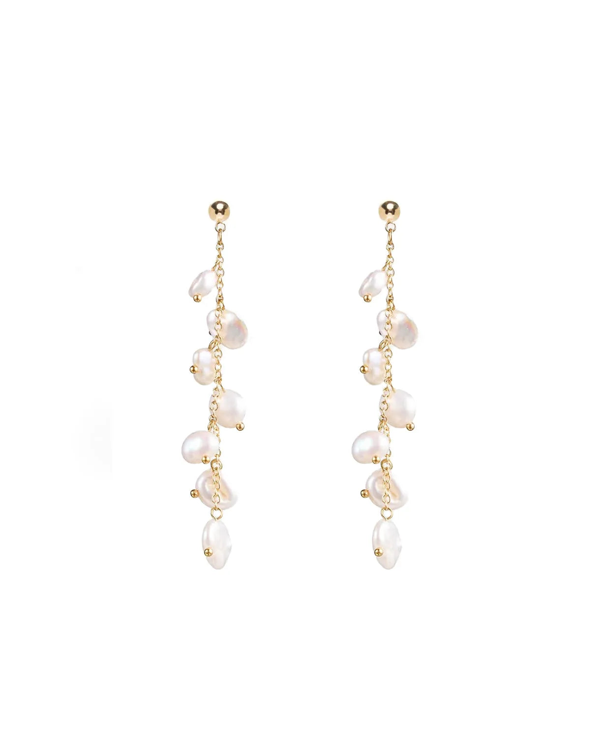 Milana Keshi Pearl 14k Gold Earrings