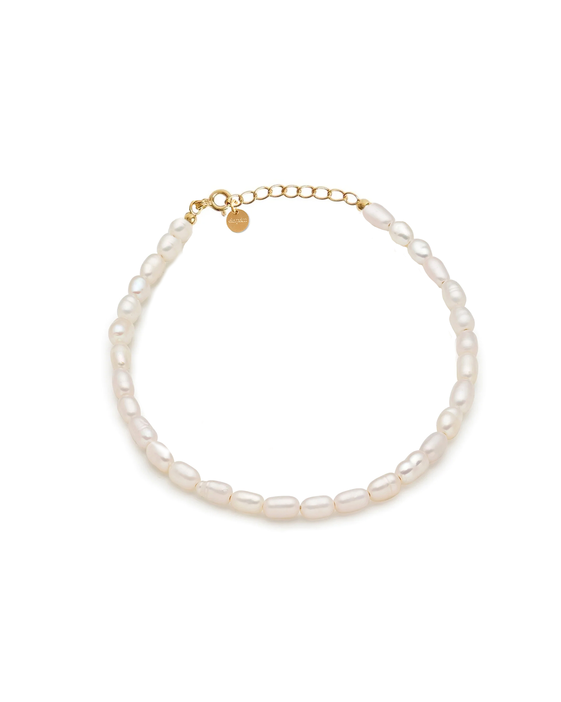 Lucia Rice Pearl 14k Gold Bracelet