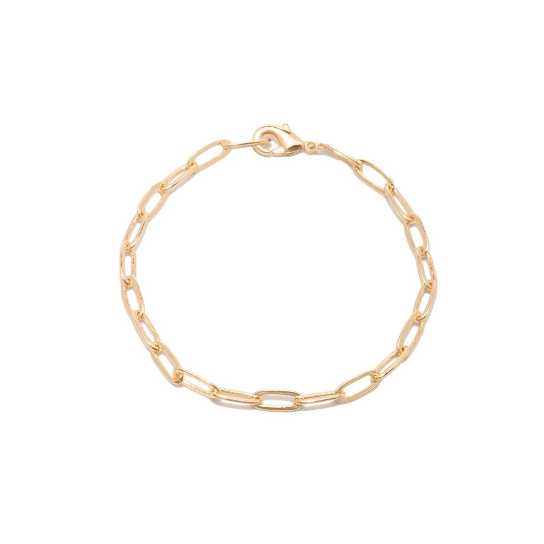Adara Chain 14k Gold Bracelet - ELLA PALM