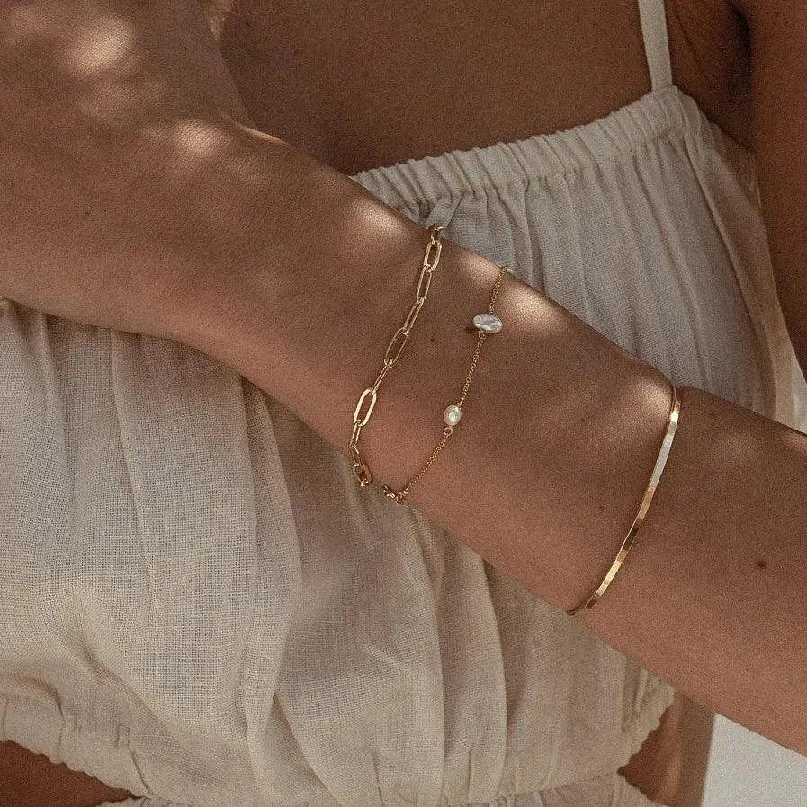 Adara 14k Gold Chain Bracelet