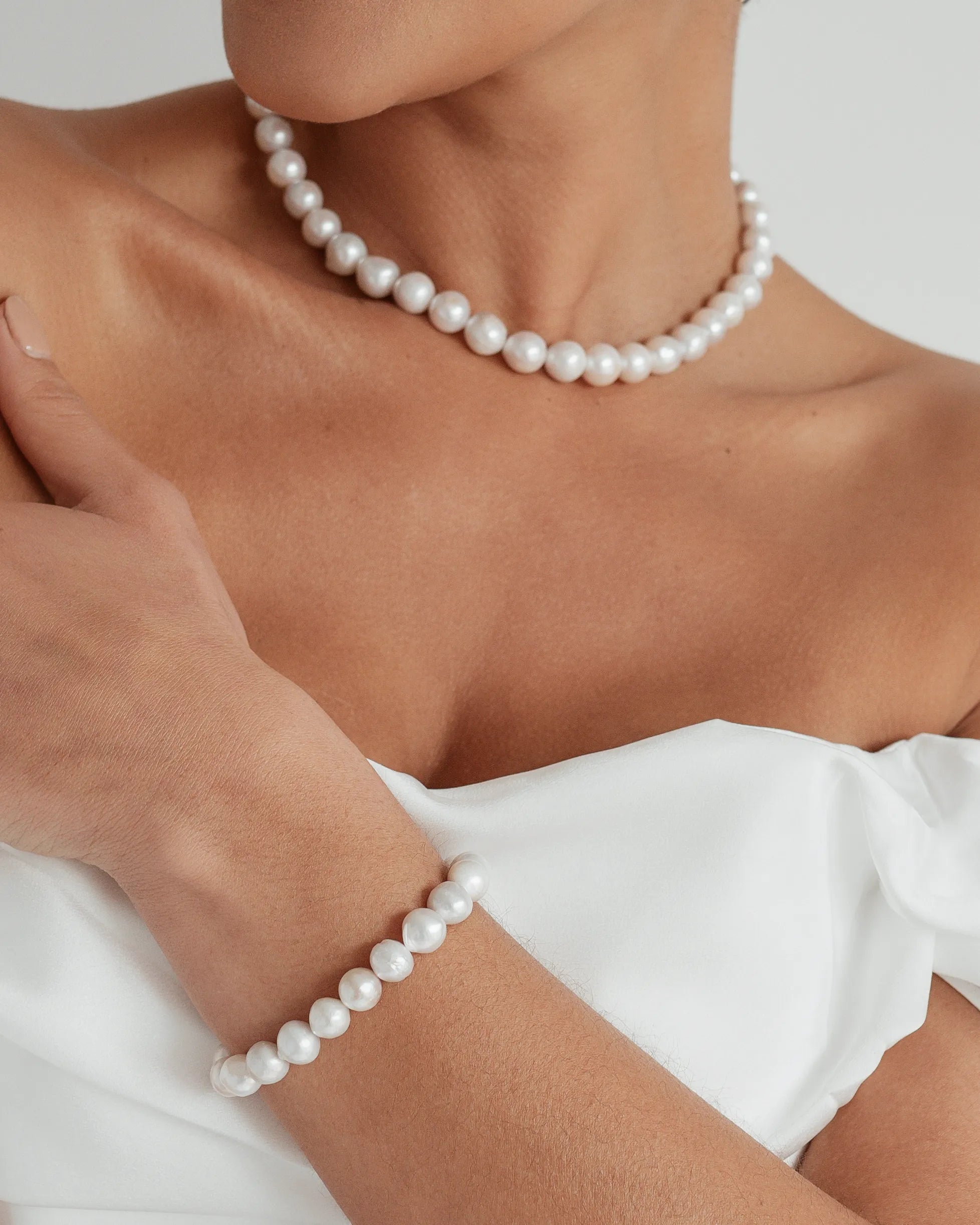 Amalfi Baroque Pearl 14k Gold Bracelet