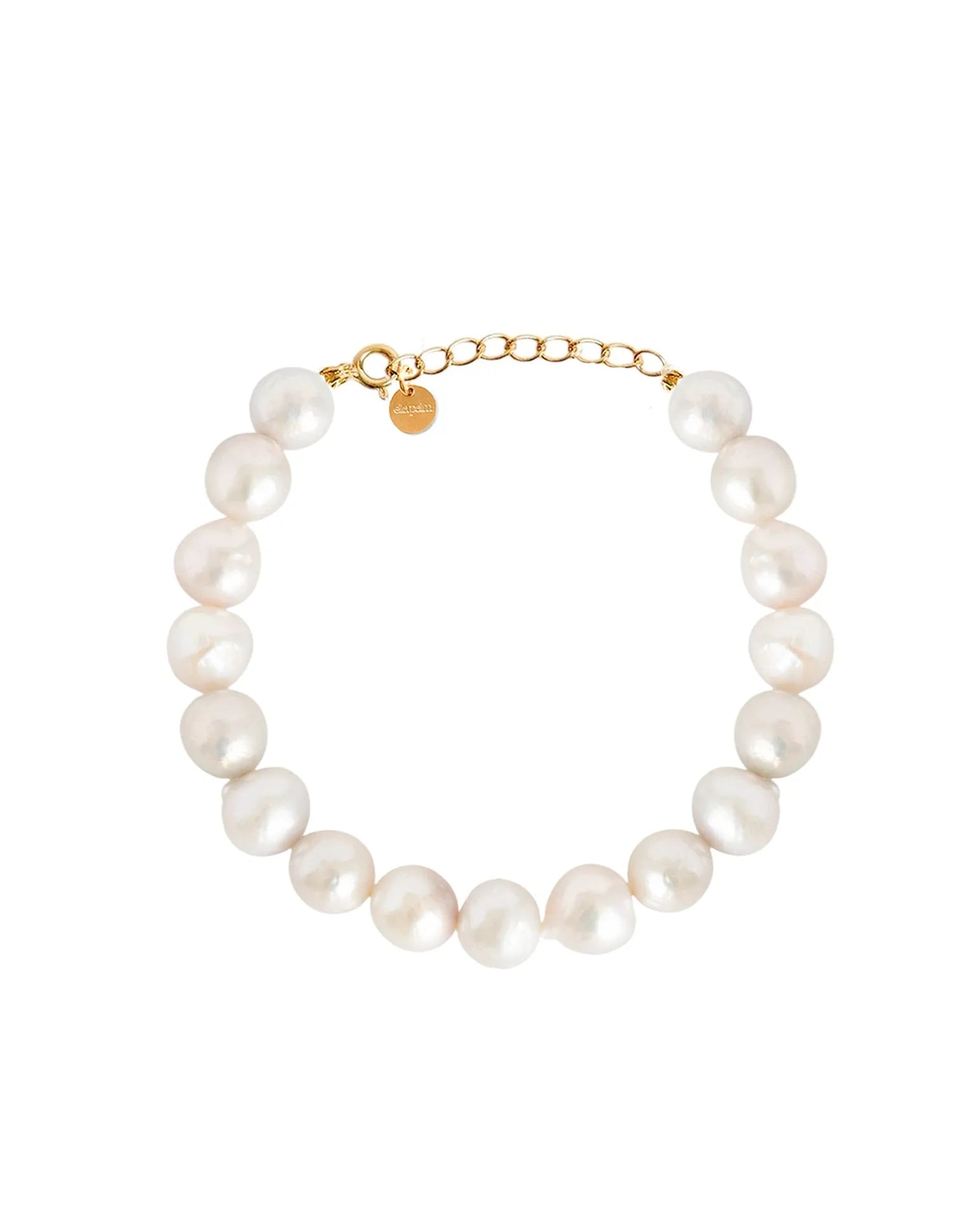 Amalfi Baroque Pearl 14k Gold Bracelet