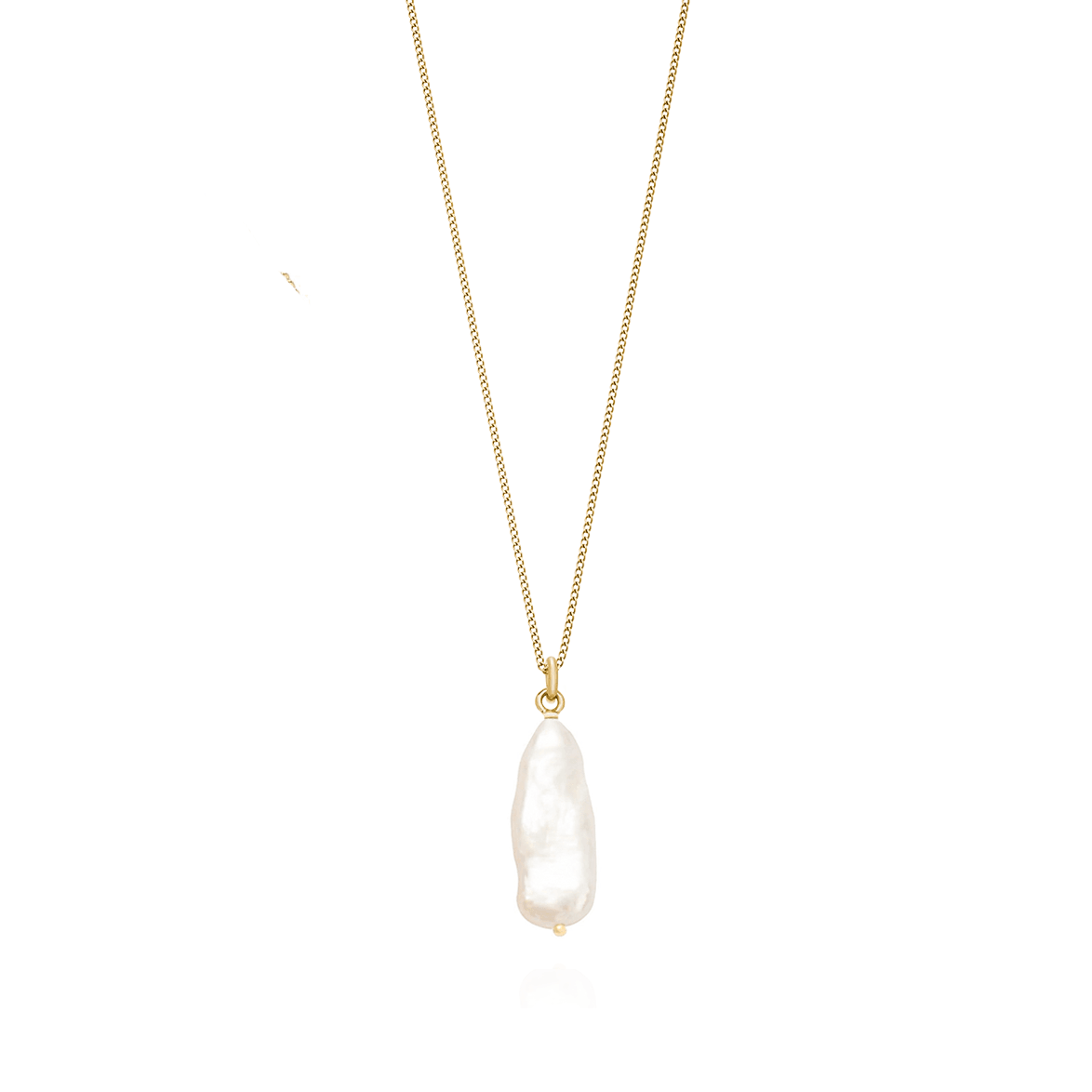 Borchia Biwa Pearl 14k Gold Necklace - ELLA PALM
