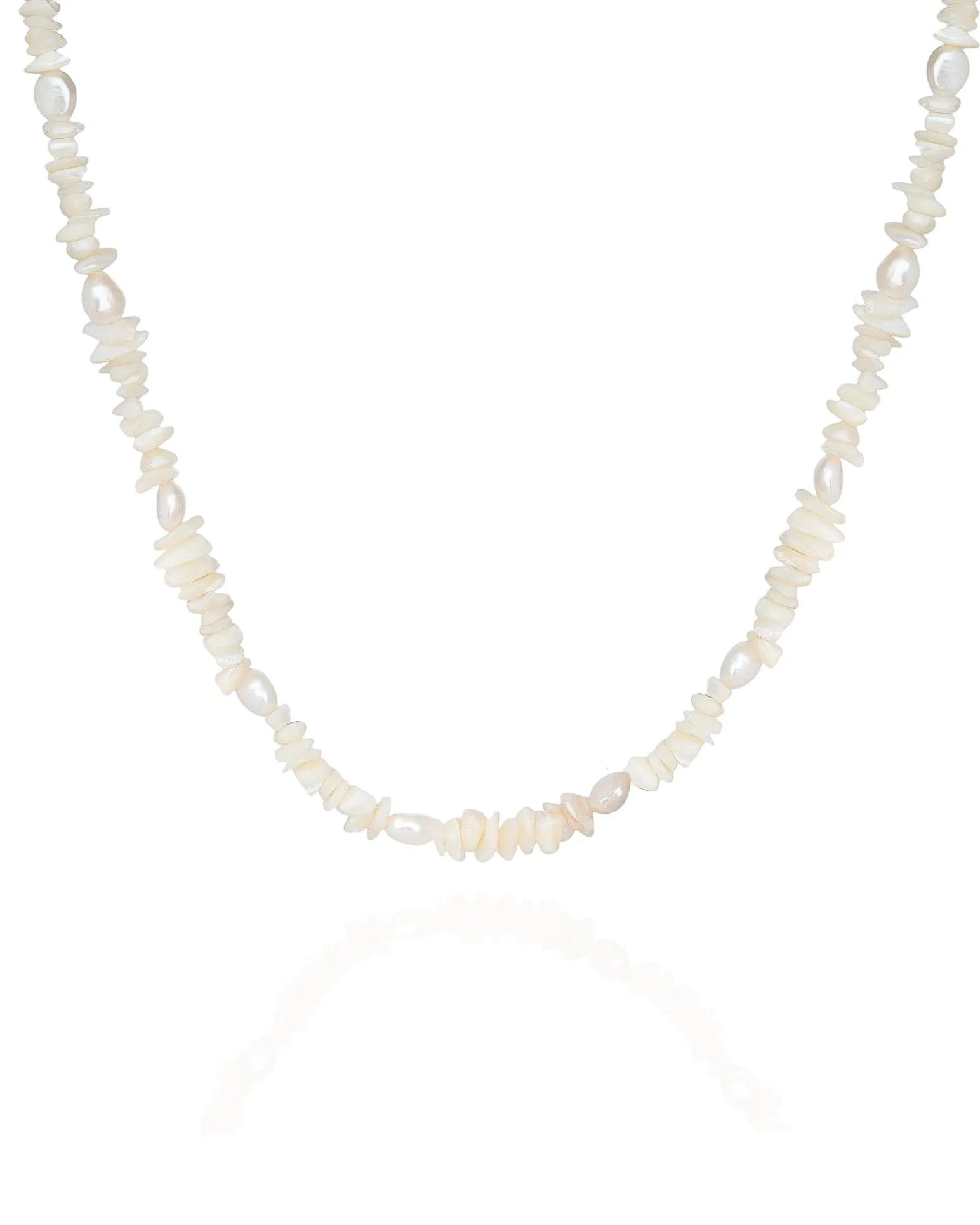 Cove Mother Of Pearl 14k Gold Necklace