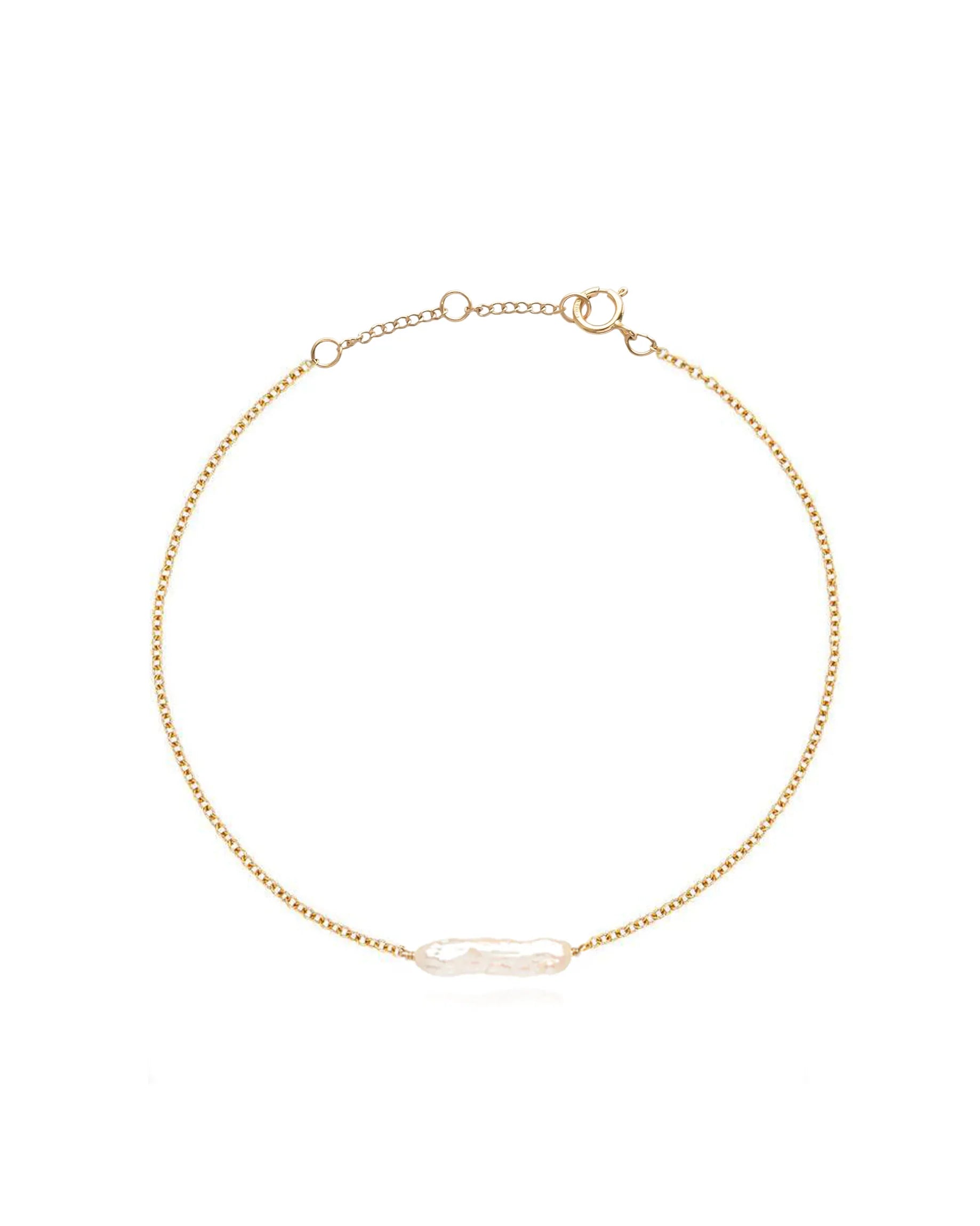 Eloise Biwa Pearl 14k Gold Fine Bracelet