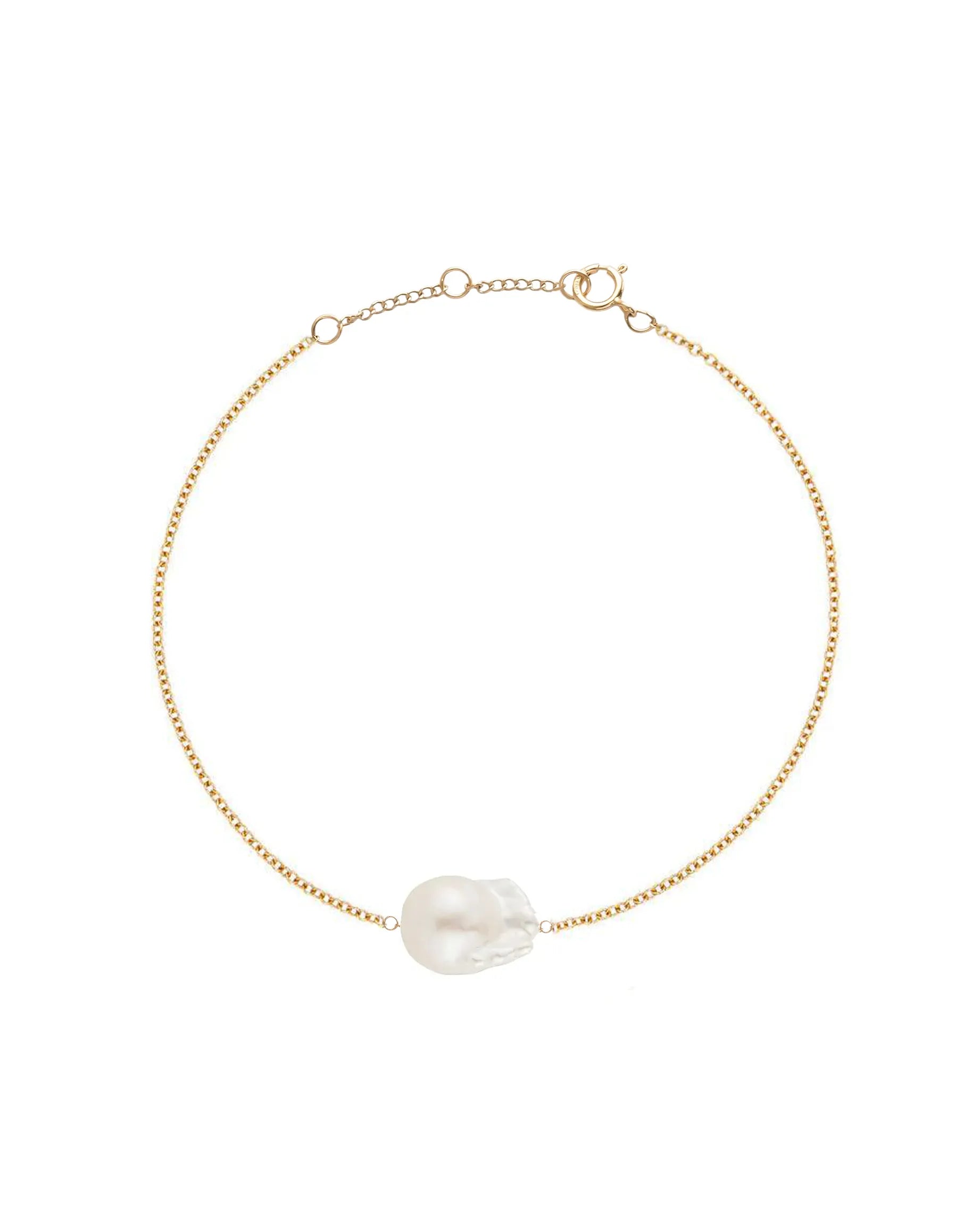 Gaia Baroque Pearl 14k Gold Fine Bracelet