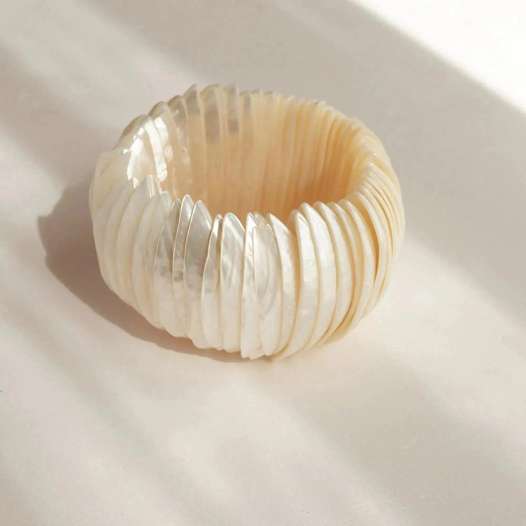Island Mother Of Pearl Shell Bracelet - ELLA PALM