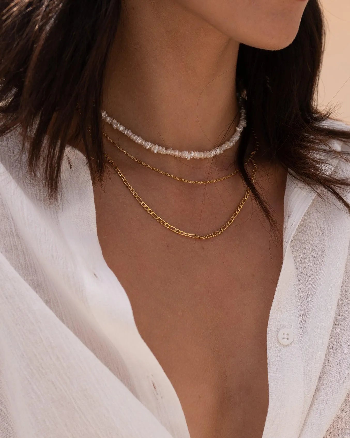 Juliette Figaro 14k Gold Necklace