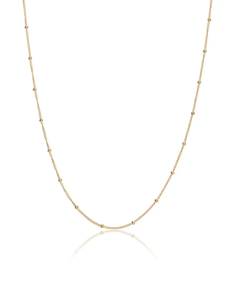 Kira Beaded 14k Gold Necklace