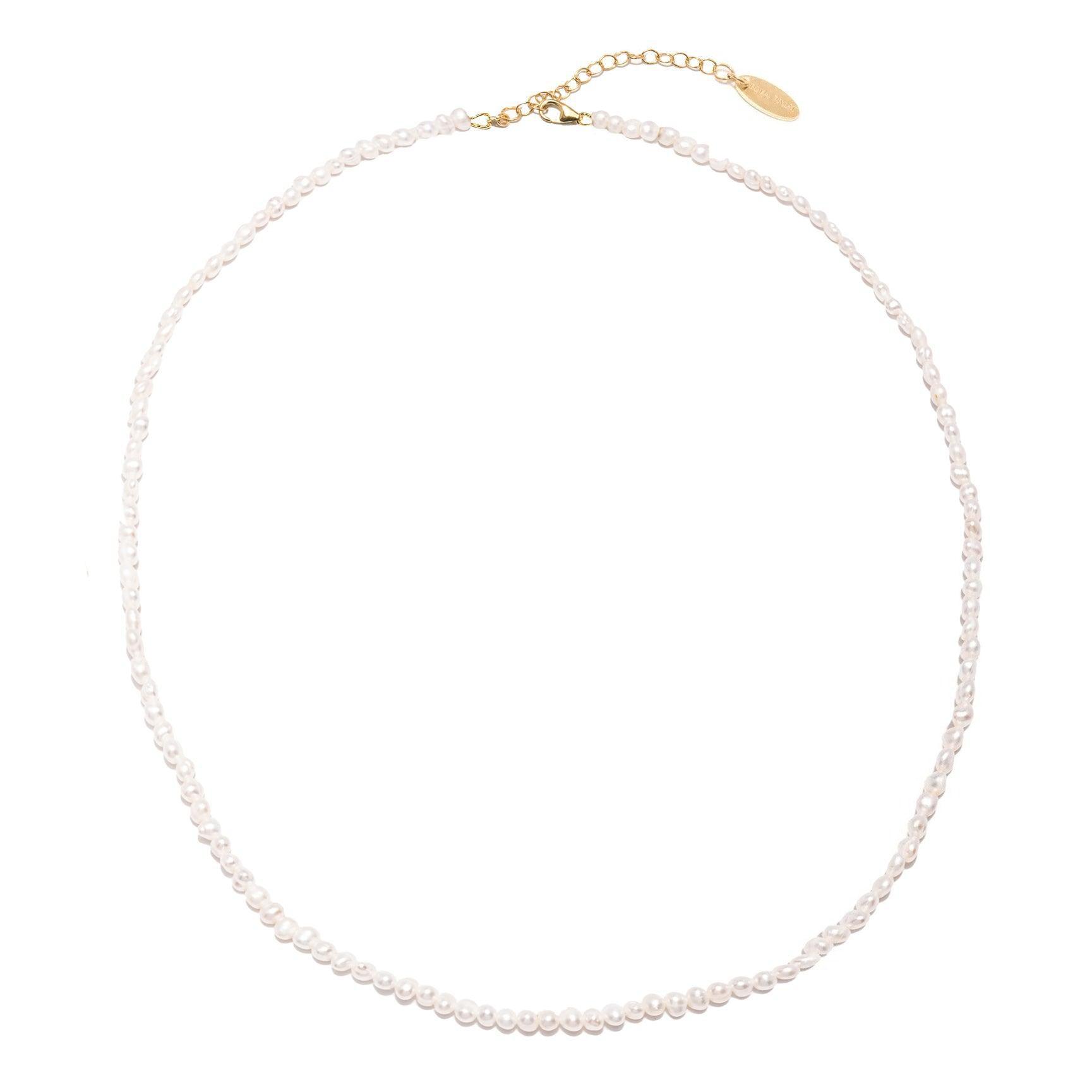Lani Seed Pearl 14k Gold Necklace - ELLA PALM