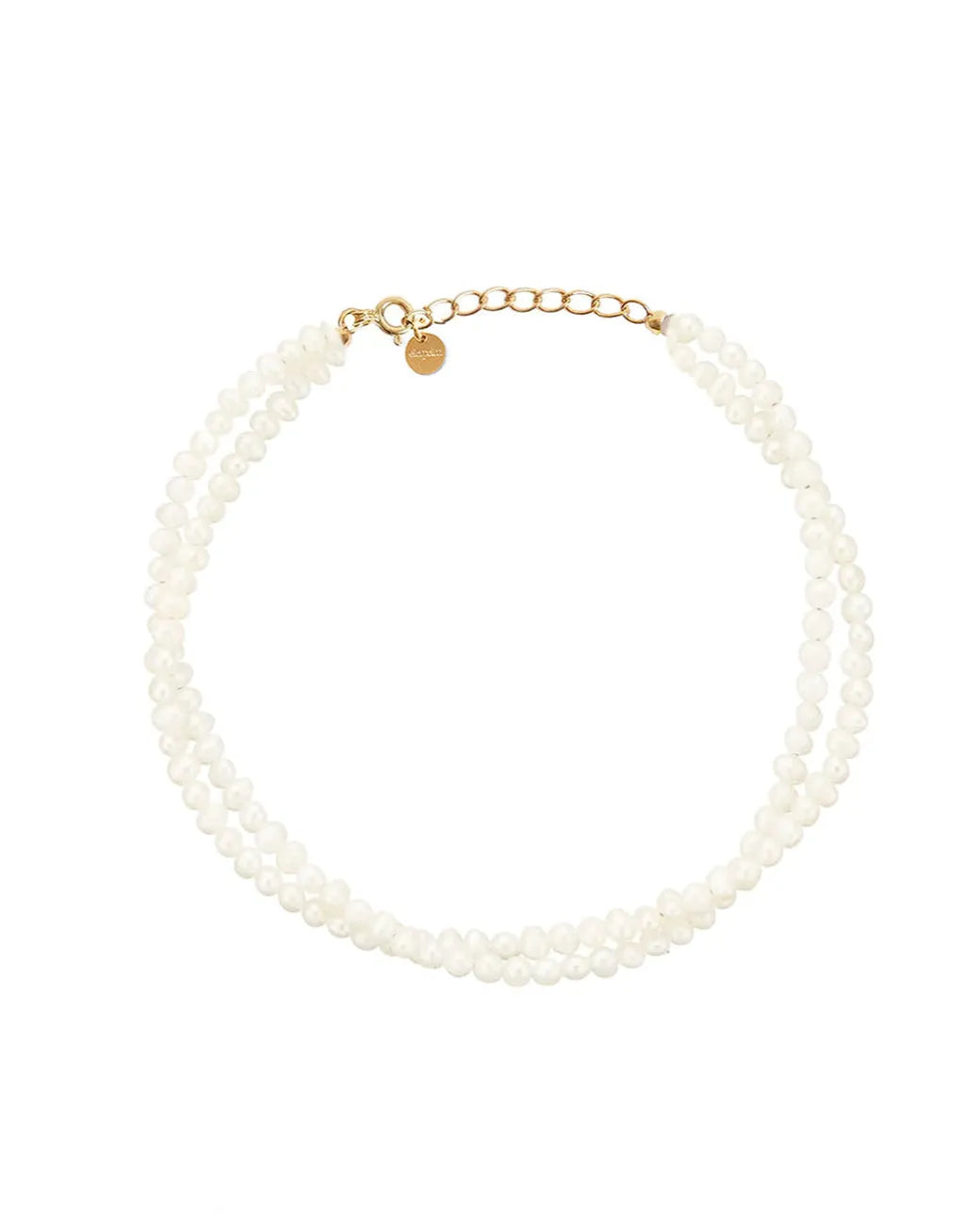Lani Layered Seed Pearl 14k Gold Wrap Bracelet