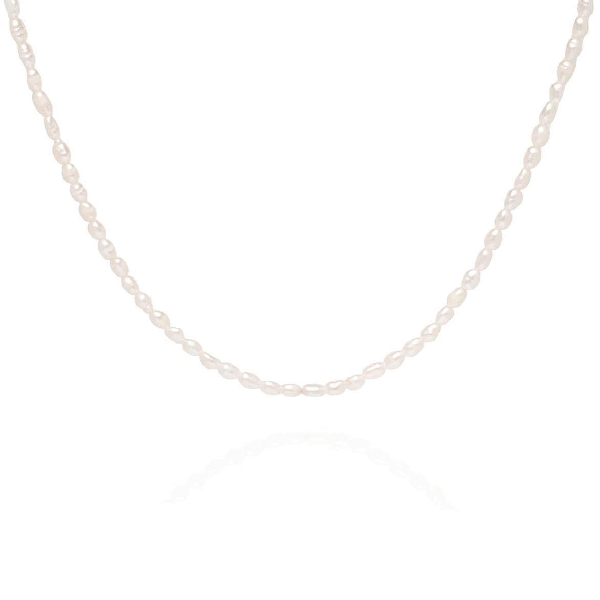 Lei Rice Pearl 14k Gold Necklace - ELLA PALM