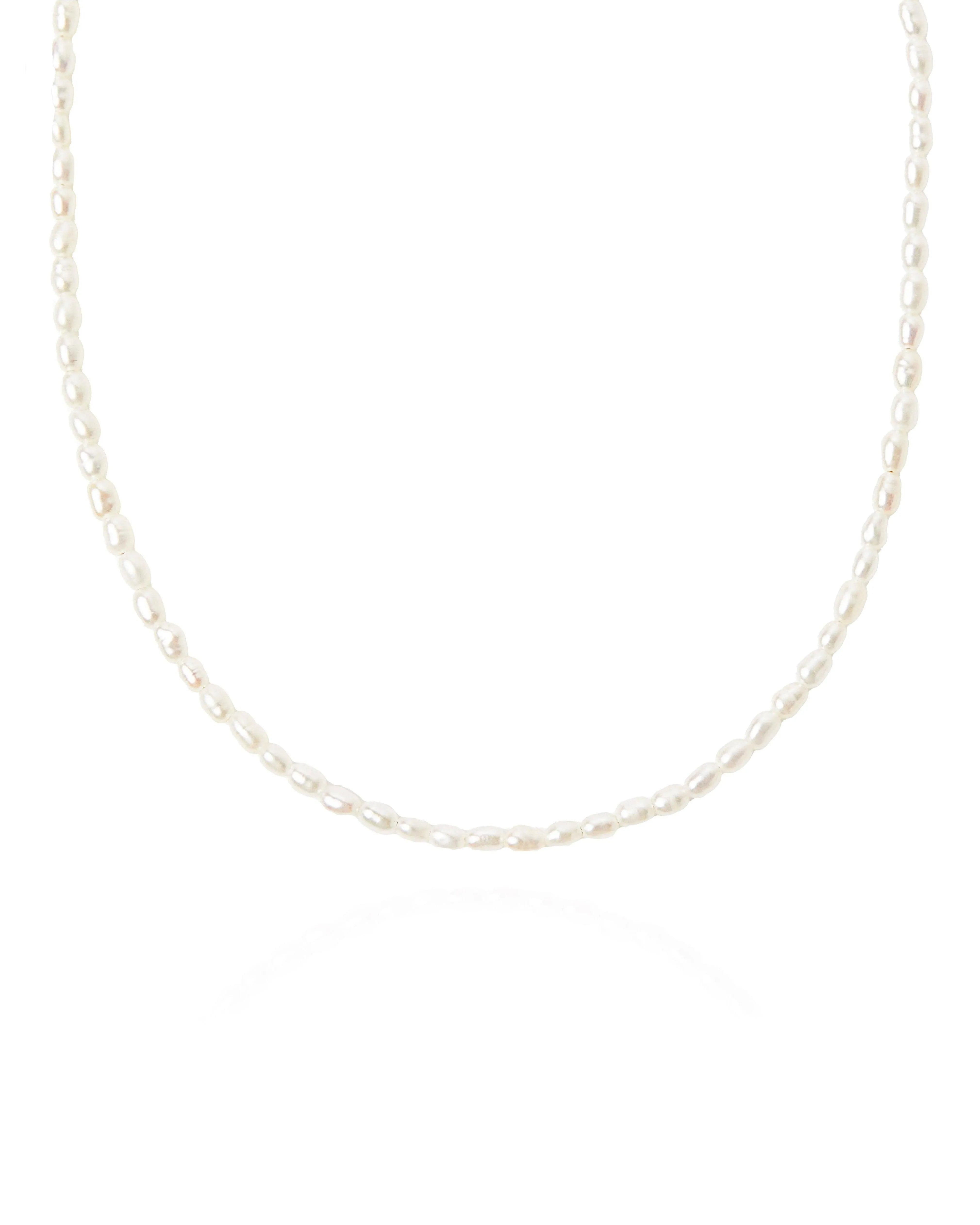 Leia Rice Pearl Necklace - ELLA PALM