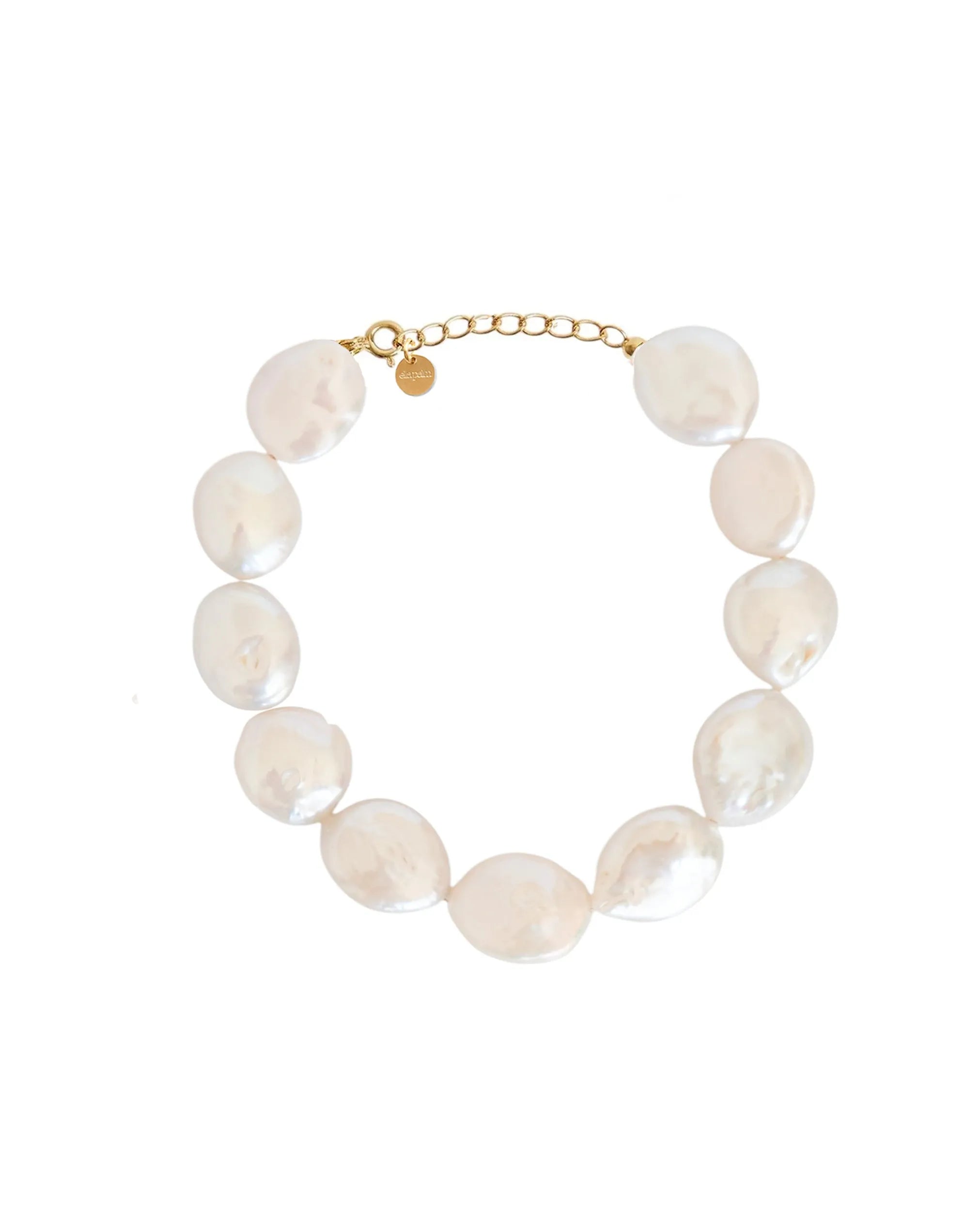 Layla Baroque Pearl 14k Gold Bracelet