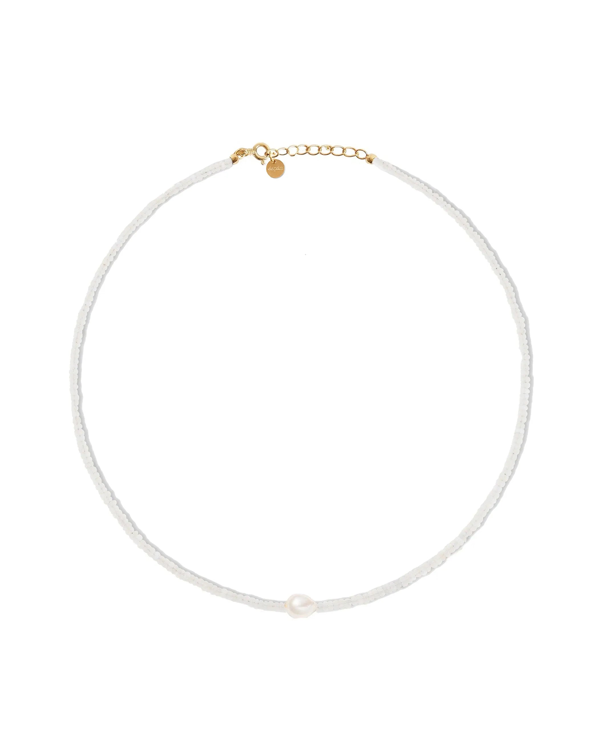Moonstone Pearl & Gemstone Beaded Necklace