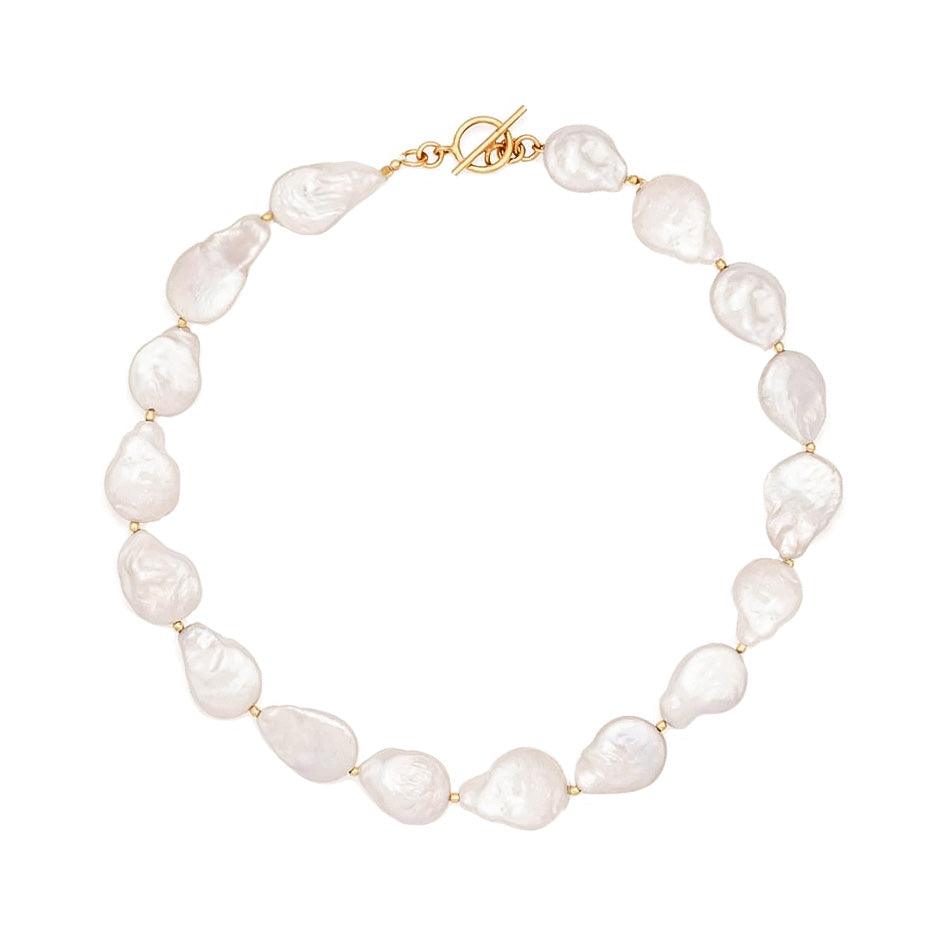 Moʻorea Pearl 14k Gold Necklace - ELLA PALM