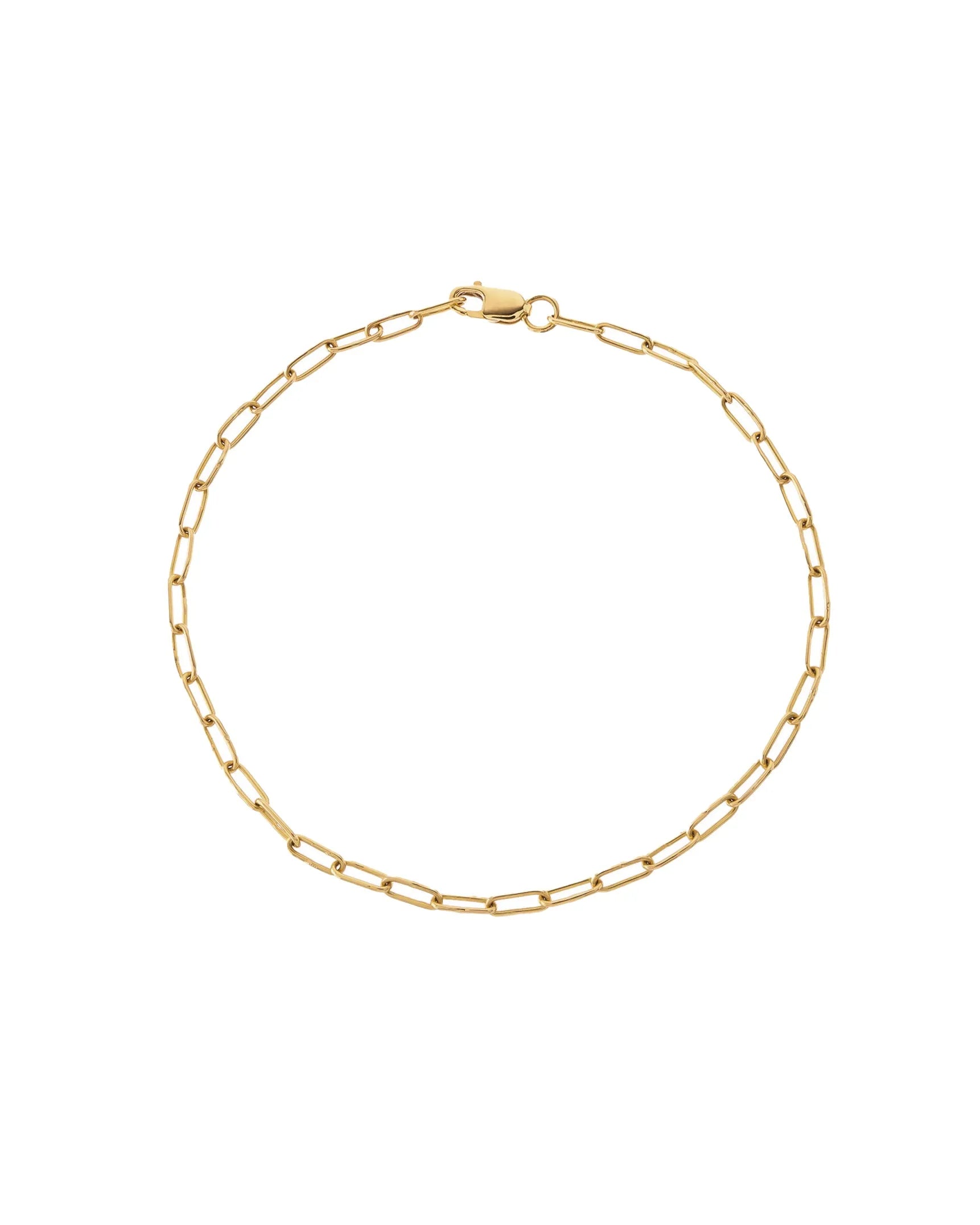 Adara 14k Gold Chain Bracelet - Slim