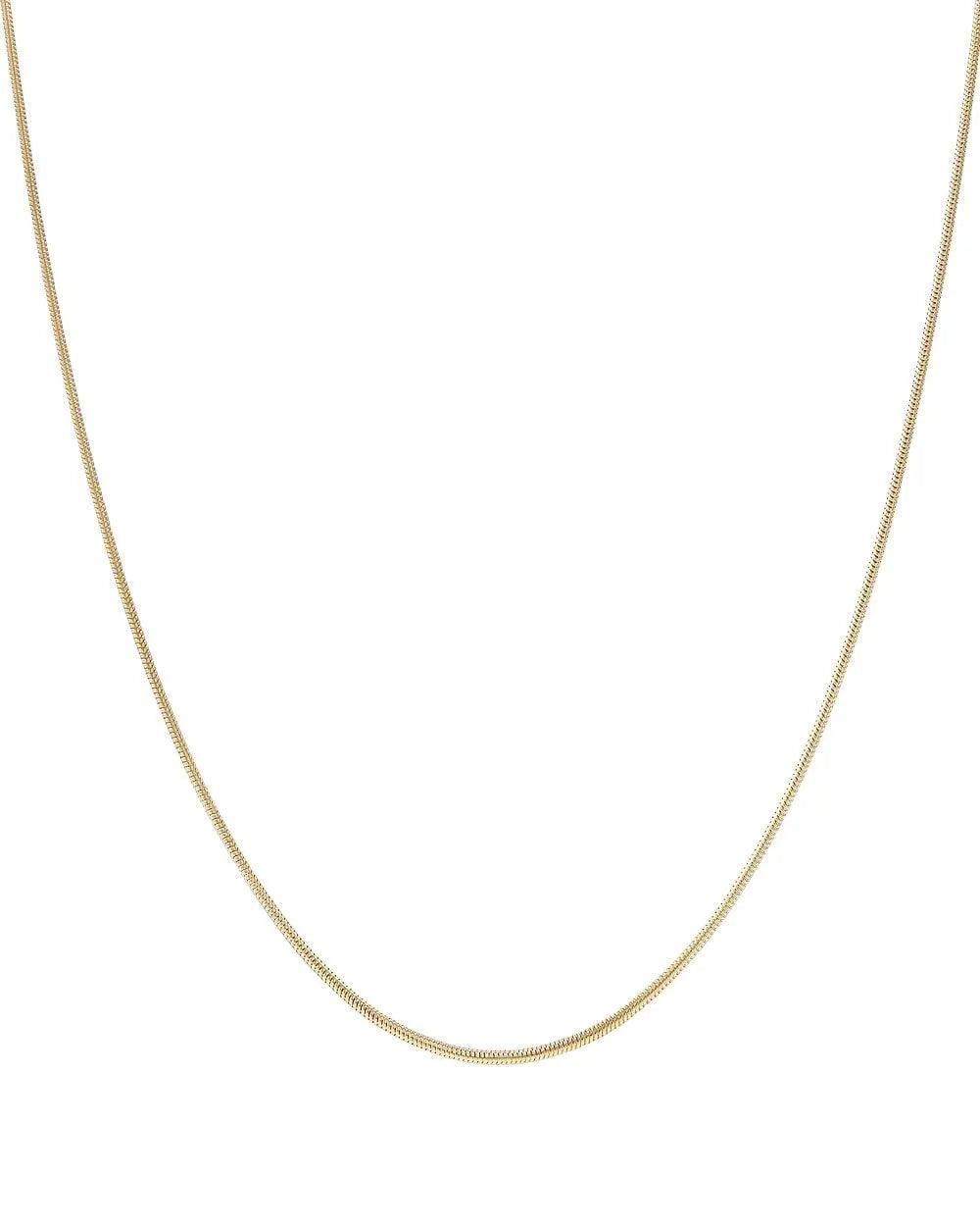 Sura Snake Chain Gold Necklace - ELLA PALM