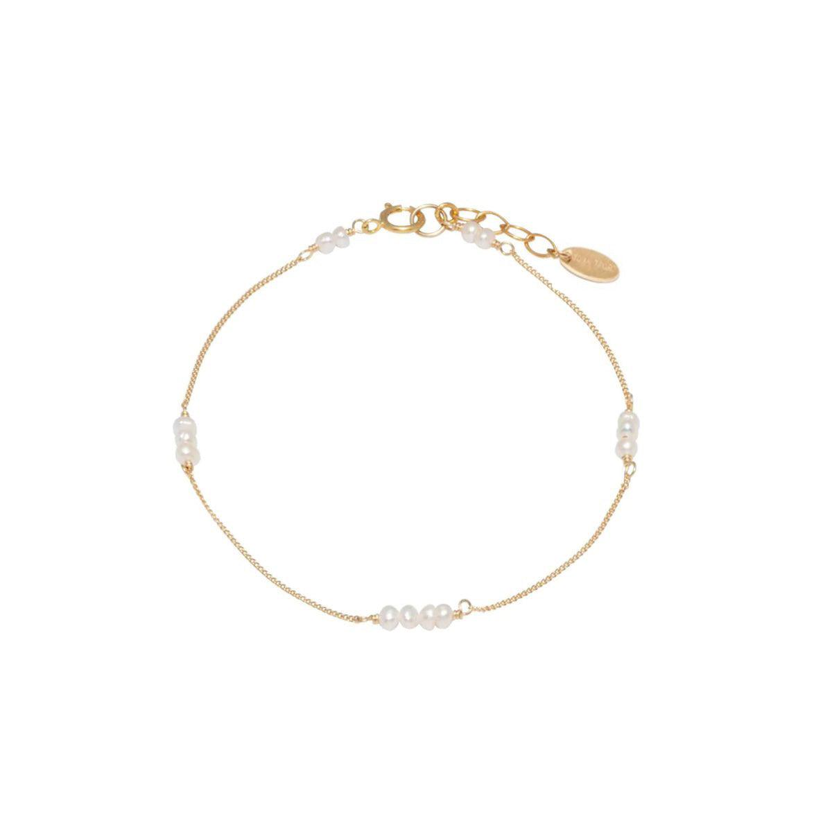 Tessa Pearl 14k Gold Bracelet - ELLA PALM