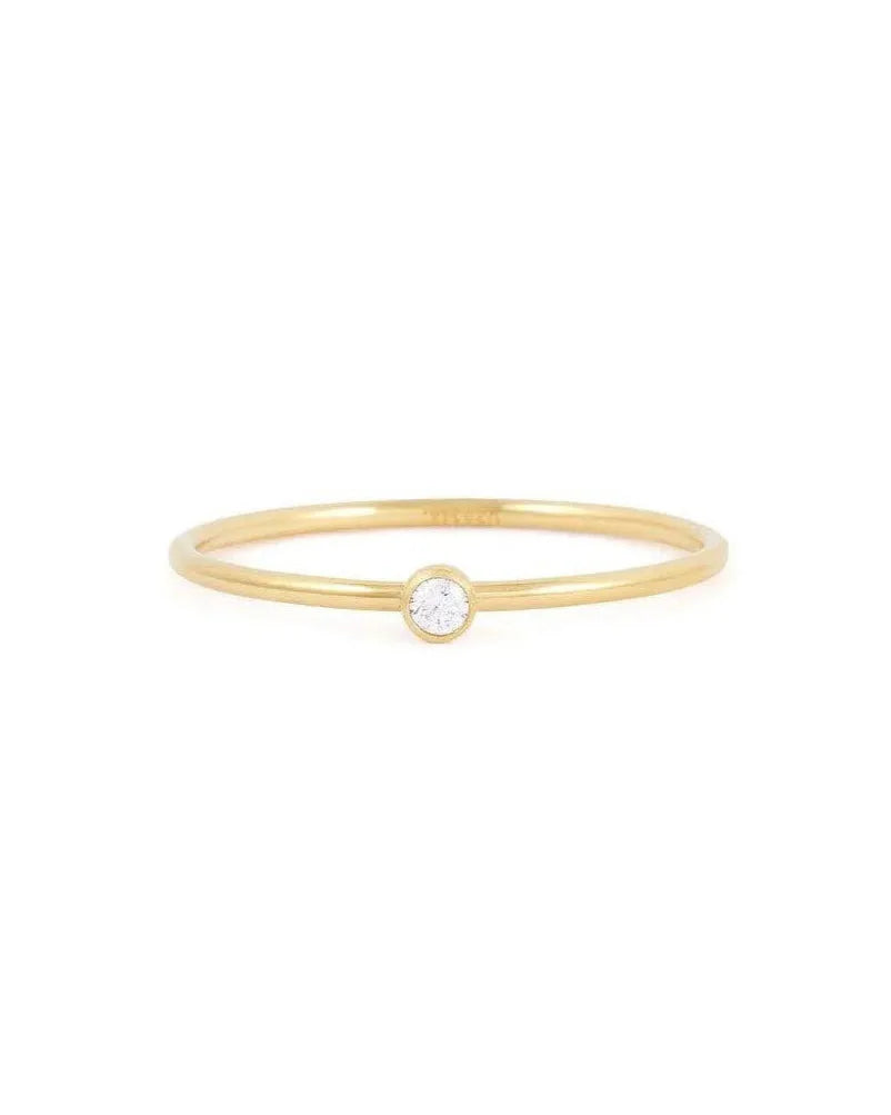 Topaz Stacking Gold Ring - ELLA PALM