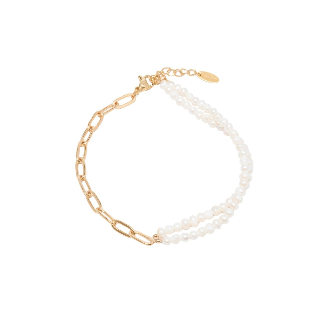 Neve Pearl Chain Bracelet - ELLA PALM
