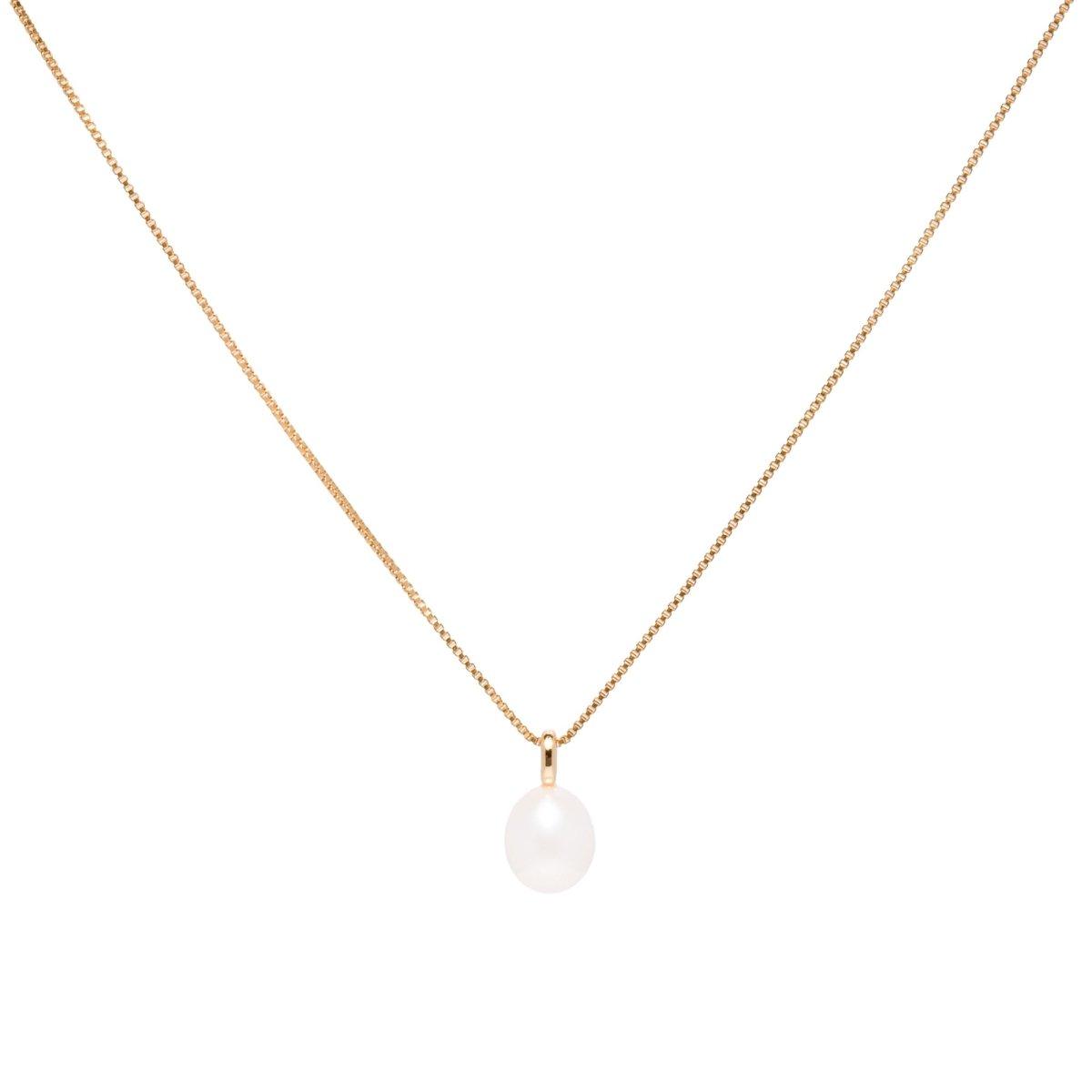 Alexandra Baroque Pearl 14k Gold Necklace - ELLA PALM