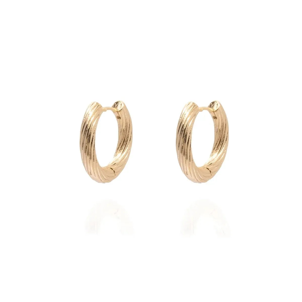 Margot Vintage Gold Hoops - ELLA PALM