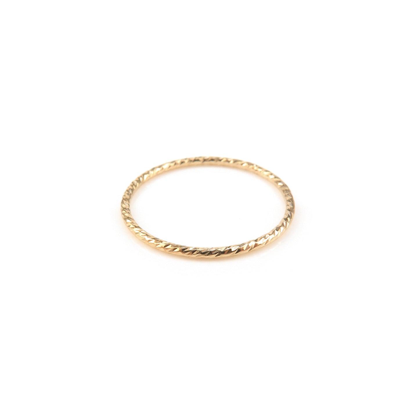 Verity Gold Stacking Ring - ELLA PALM